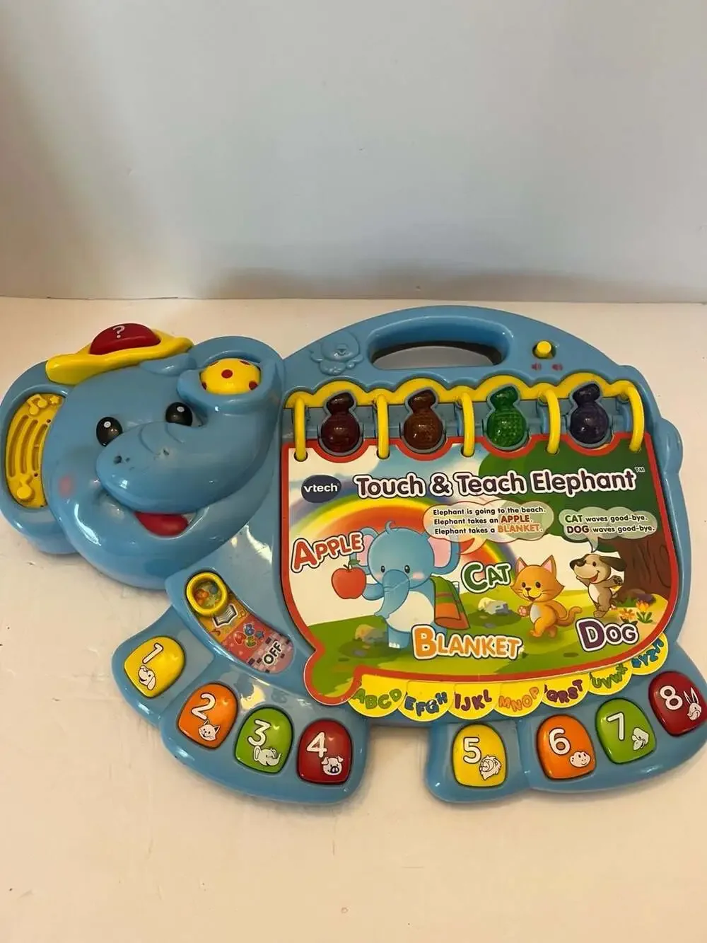 VTech Touch & Teach Elephant Interactive Learning Book Toy